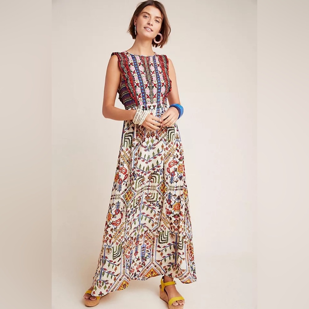 Anthropologie embroidered dress - Vineet Bahl